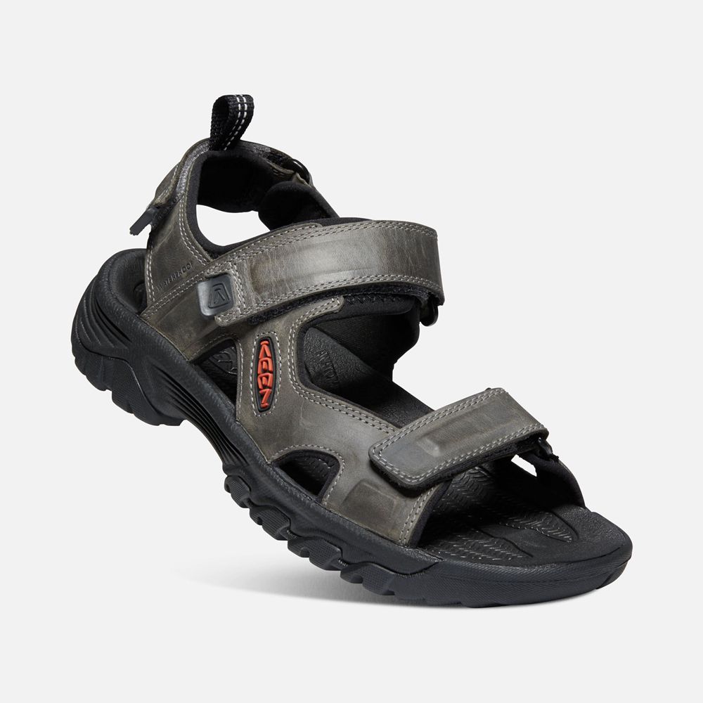 Sandale Keen Romania Barbati Negrii/Gri Targhee Iii Open Toe 8405-SKZTF